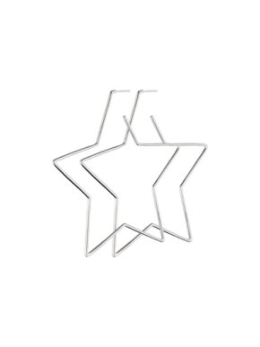 Isabel Marant Silver Tone Star Earrings