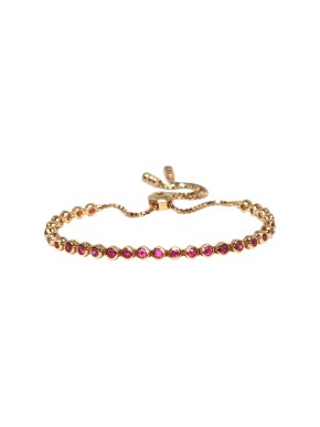 Cassidy Diamonds Casidy 18ct Rose Gold Ruby Tennis Bracelet