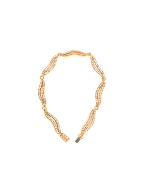 Bespoke 18ct Yellow Gold Diamond Link Bracelet