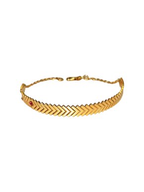 Charlotte Valkaniers Gold Plated Solar Chain Cuff