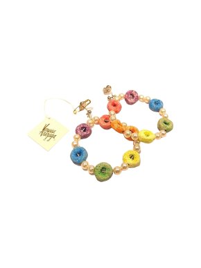 Venessa Arizaga Candy Hoop Earrings
