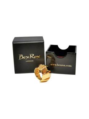 Bex Rox Gold Tone Ostara Ring