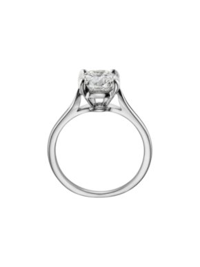 Cartier Platinum 1895 Diamond Solitaire Ring - Size 42
