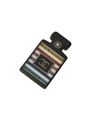 Chanel CC Perfume Pin Brooch