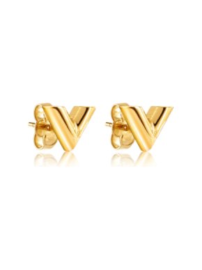 Louis Vuitton Essential V Stud Earrings