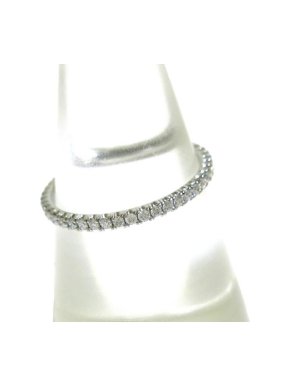 Cartier 18ct White Gold & White Diamond Pave Eternity Ring