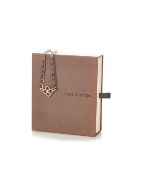 Louis Vuitton Flower Power Gold-Tone Crystal Necklace