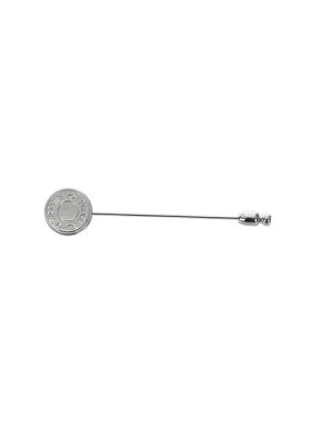 Hermes Silver metal Clou de Selle Brooch