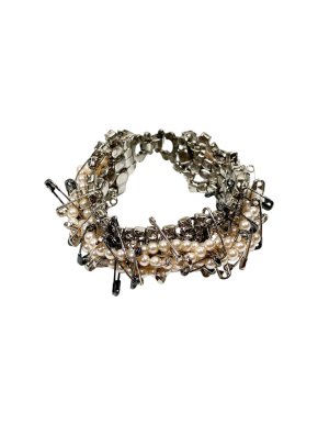 Tom Binns Pearl & Silver Vermeil Bracelet