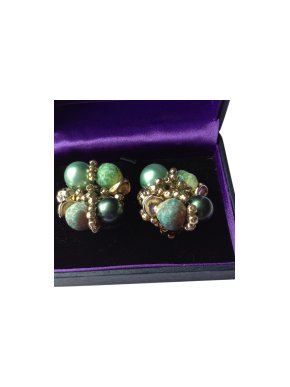 Elsa Schiaparelli Couture Vintage Earrings