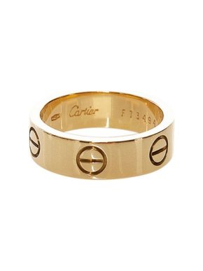 Cartier 18ct yellow gold Love ring 51