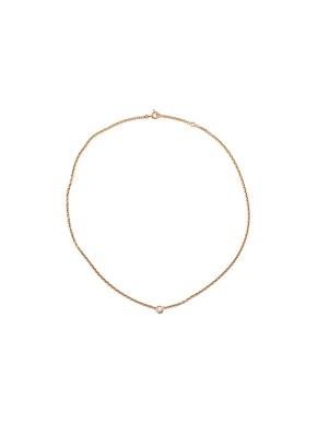 Dior Mimioui Necklace in Yellow Gold and Diamond