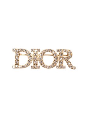 Dior Dio(r)evolution Gold & Crystal Brooch