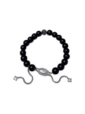 David Yurman Black Onyx Spiritual Bead Bracelet