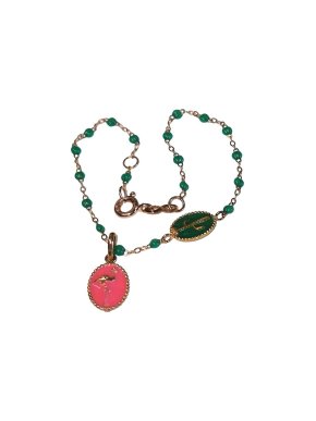 Gigi Clozeau Cactus Bead Charm Bracelet