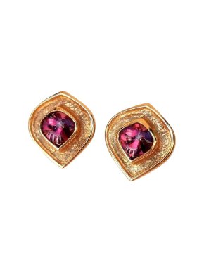 Cassandra Goad Tourmalibe Cabouchon Earrings