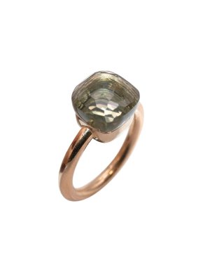 Pomellato Yellow Gold Quarzo Lemon Ring