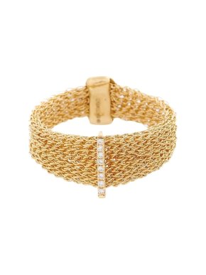 Rina Tairo Lumo Diamond Line Ring - Size L