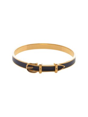 Hermes Leather Belt Buckle Bangle