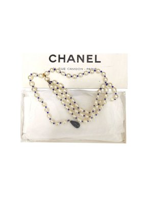 Chanel Vintage 1980s Faux Pearl Belt/Necklace