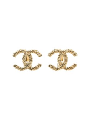Chanel Resort 2017 CC Clip-On Earrings