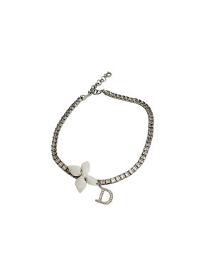 Dior John Galliano 'D' Flower Choker