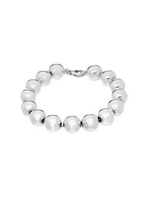 Tiffany & Co. Sterling Silver 10mm HardWear Ball Bracelet