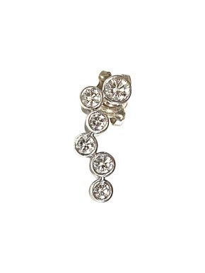 0.46ct Diamond Single Climber Earring