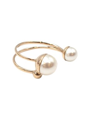 Ultradior Faux Pearl Open Bangle