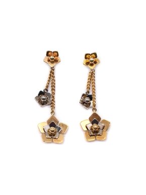 Fendi Flower Dangle Earrings