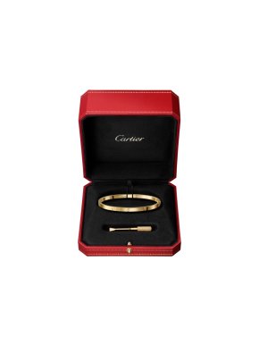Cartier 18kt yellow gold LOVE bracelet, small model - Size 17