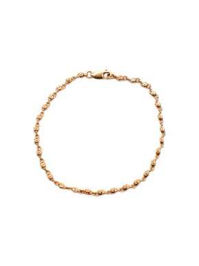 Garrard 18ct Yellow Gold Mini Skull Link Chain Bracelet