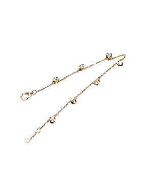 Vashi 18ct Yellow Gold Diamond Pavilion Bracelet