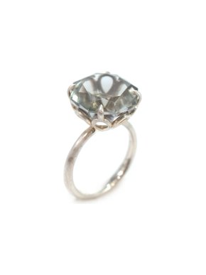 Tiffany & Co. Green Quartz Sparklers Ring - Size 6