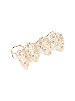 Dior D-Renaissance Filigree Knuckle Duster Ring