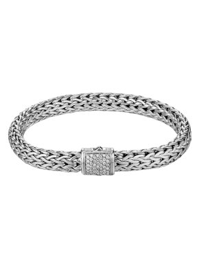 John Hardy Classic Chain Diamond Bracelet
