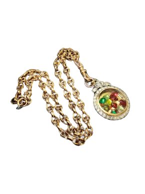 Vintage Diamond Picture Pendant