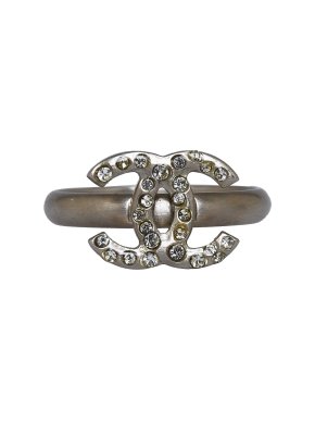 Chanel CC Rhinestone Ring