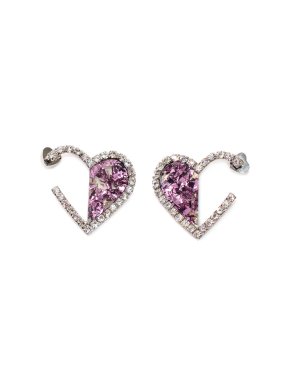 L'alingi love heart earrings