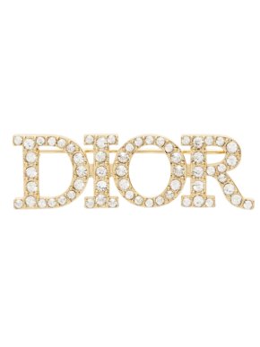 Dior Crystal Embellished Dio(r)evolution Brooch