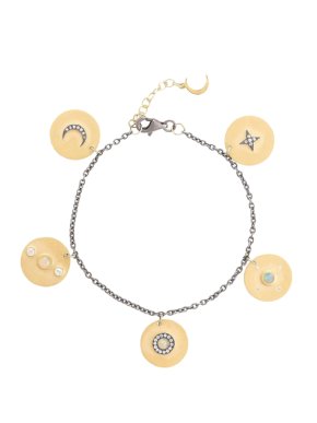 lleana Makri Galaxy Charm Bracelet