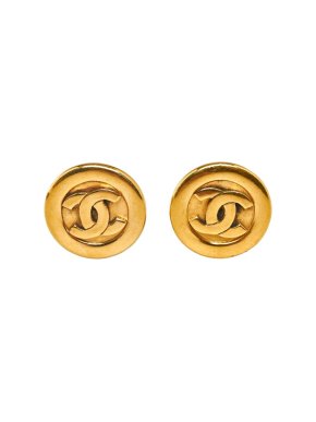 Chanel CC Clip On Earrings
