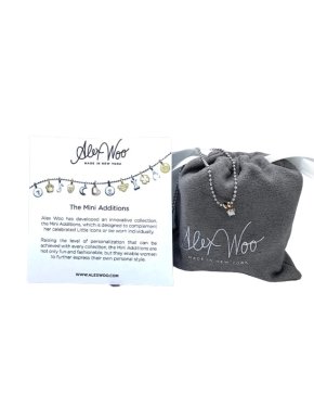 Alex Woo Mini Additions Natural Diamond Pendant Necklace