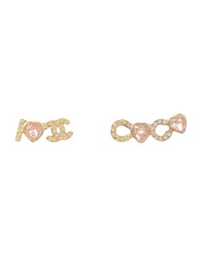 Chanel 'I Heart Coco 'Rhinestone Earrings
