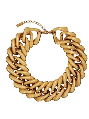 Saint Laurent Chunky Gold Tone Chain Bracelet