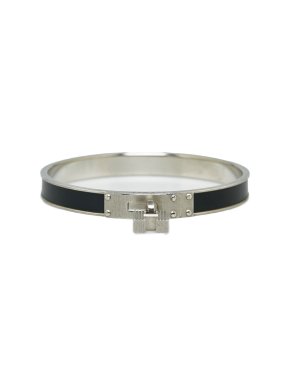 Hermes Kelly H Lock Bangle PHW
