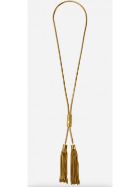 Saint Laurent Gold-tone Tassel Necklace