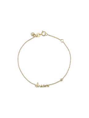 Sydney Evan 14kt Yellow Gold Diamond Dream Bracelet