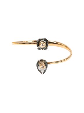 Swarovski Numina Mixed Cuts Gold Bangle Bracelet