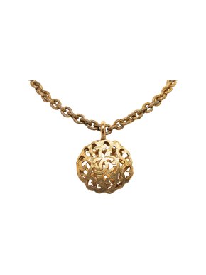 Chanel CC Medallion Pendant Necklace